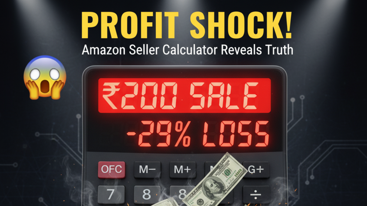 Amazon Seller Profit Calculator Reveals: How a ₹200 Sale Led to -29% Loss
